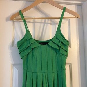 Green cotton maxi